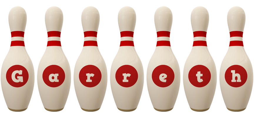 Garreth bowling-pin logo