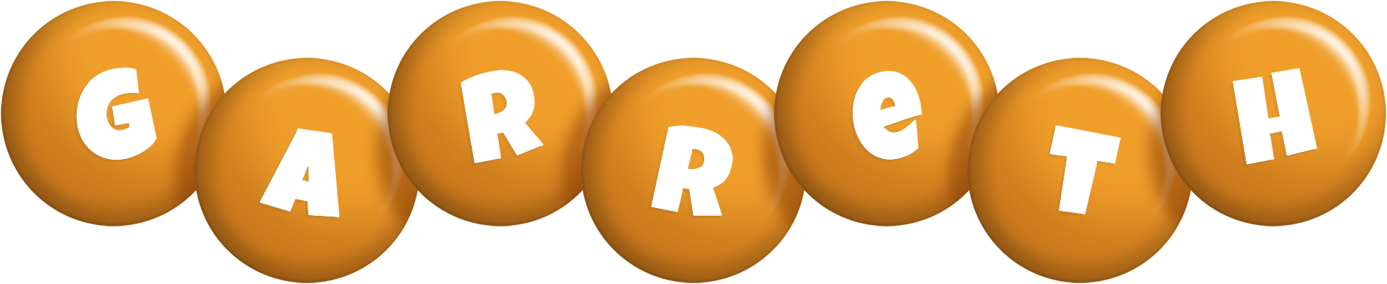 Garreth candy-orange logo