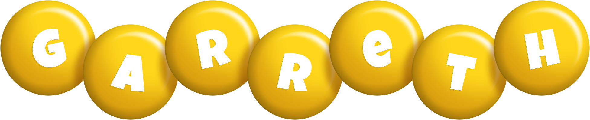 Garreth candy-yellow logo