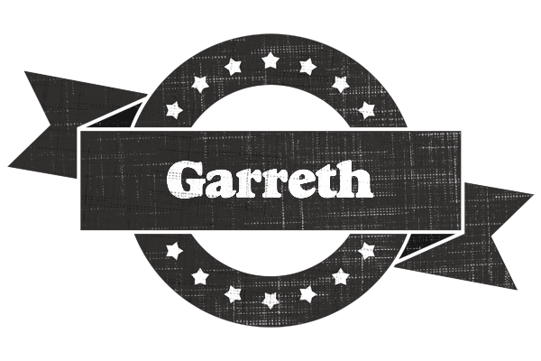 Garreth grunge logo