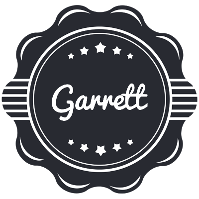 Garrett badge logo