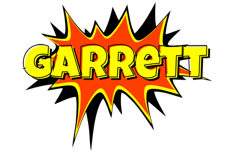 Garrett bazinga logo