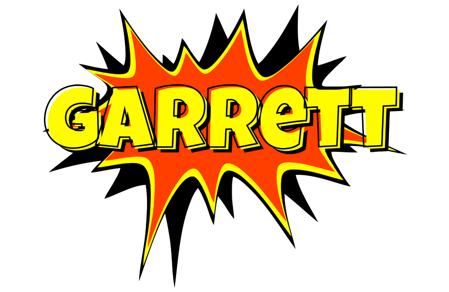 Garrett bazinga logo