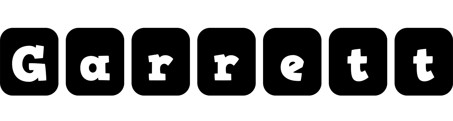 Garrett box logo