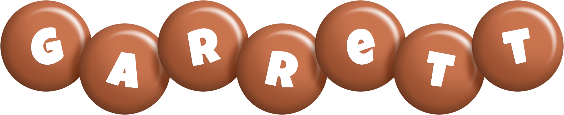 Garrett candy-brown logo