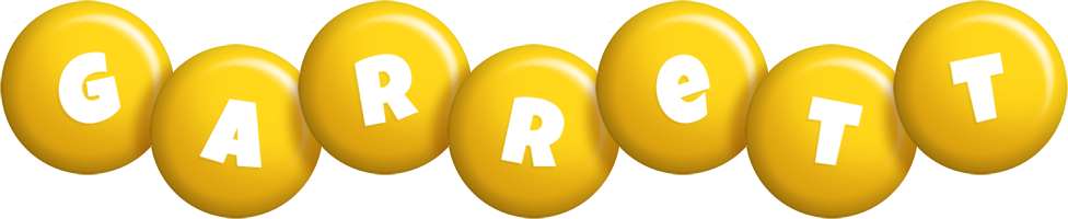 Garrett candy-yellow logo