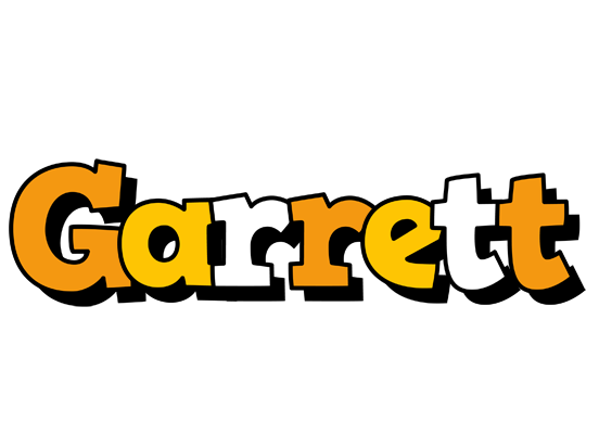 Garrett cartoon logo