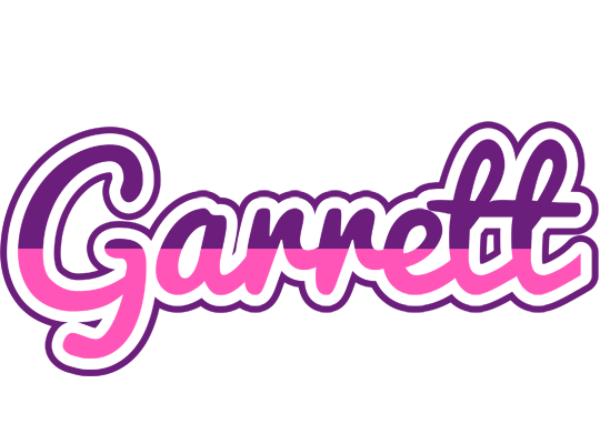 Garrett cheerful logo
