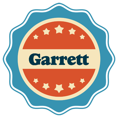 Garrett labels logo