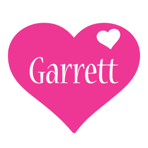 Garrett love-heart logo