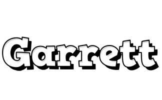 Garrett snowing logo