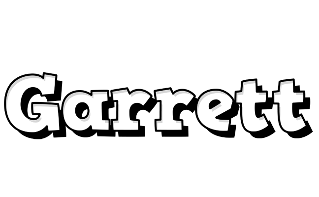 Garrett snowing logo