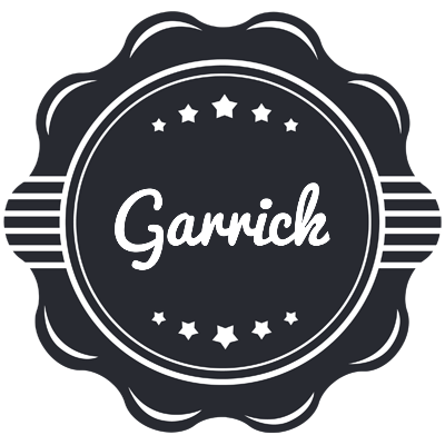 Garrick badge logo