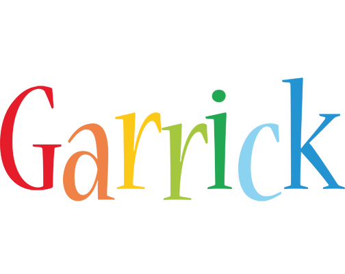 Garrick birthday logo