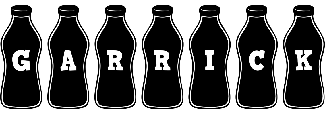 Garrick bottle logo