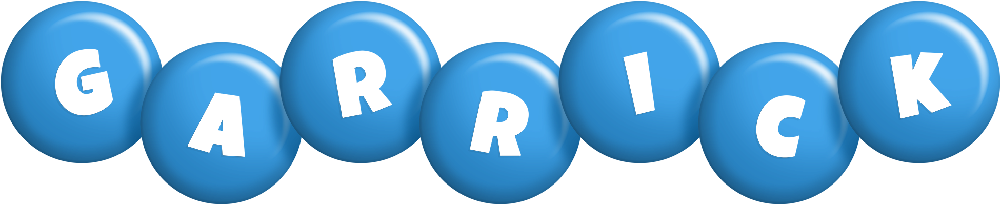 Garrick candy-blue logo