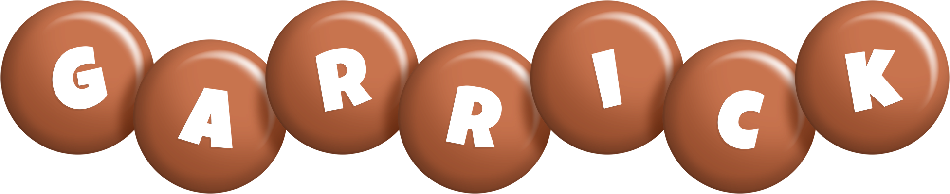 Garrick candy-brown logo