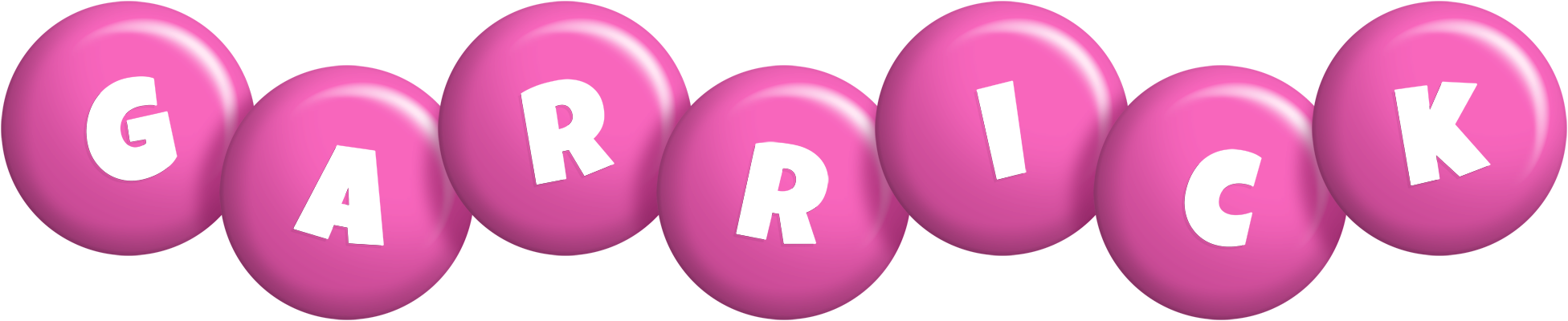 Garrick candy-pink logo
