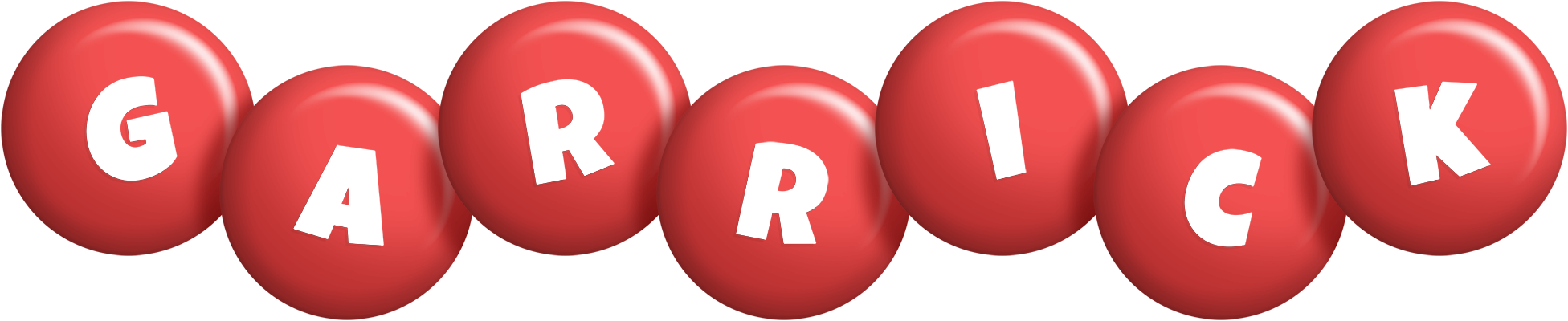 Garrick candy-red logo