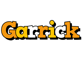 Garrick cartoon logo