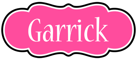 Garrick invitation logo