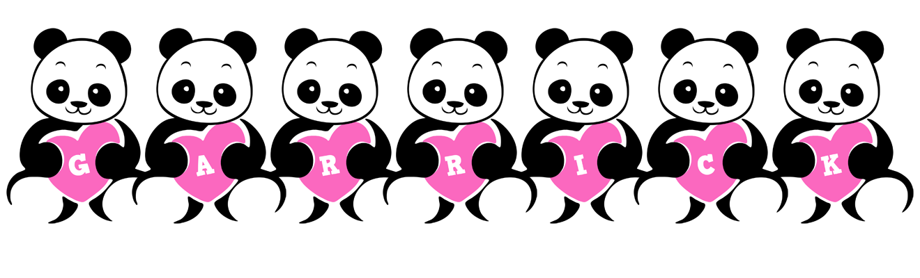 Garrick love-panda logo