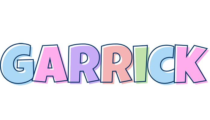 Garrick pastel logo