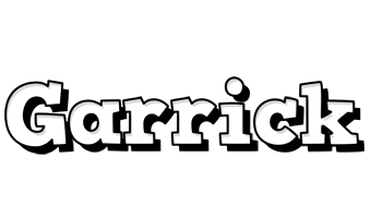 Garrick snowing logo