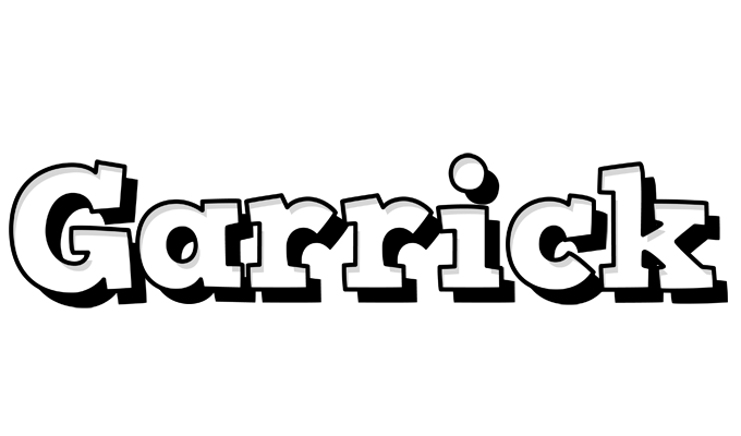 Garrick snowing logo