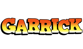 Garrick sunset logo