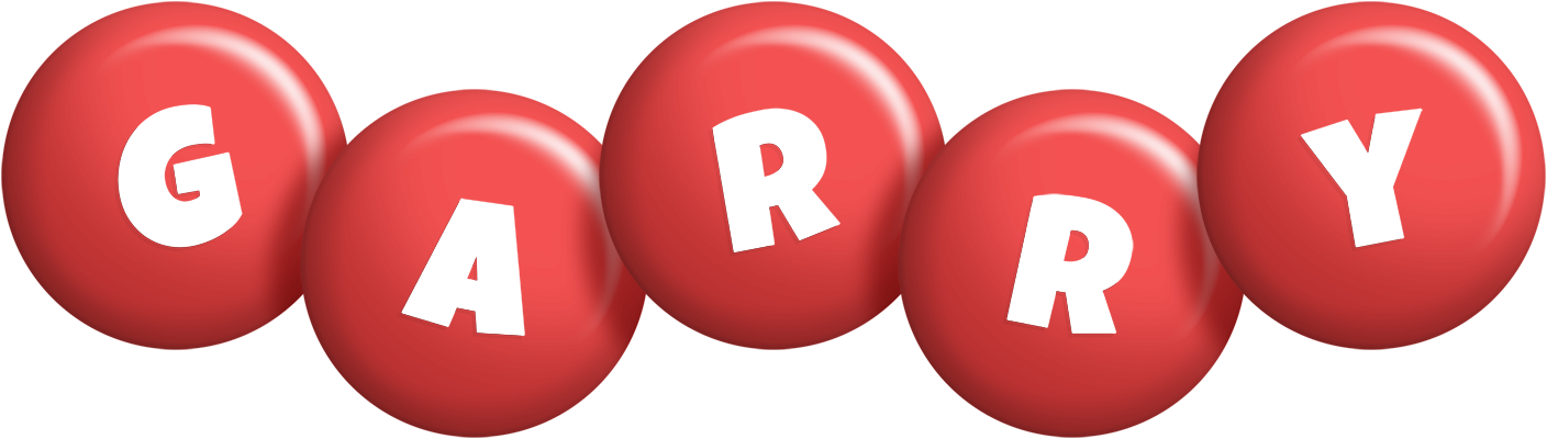 Garry candy-red logo