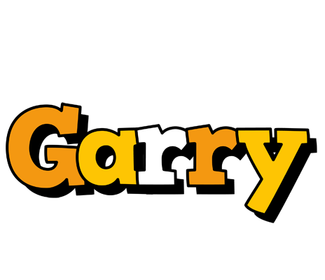 Garry cartoon logo