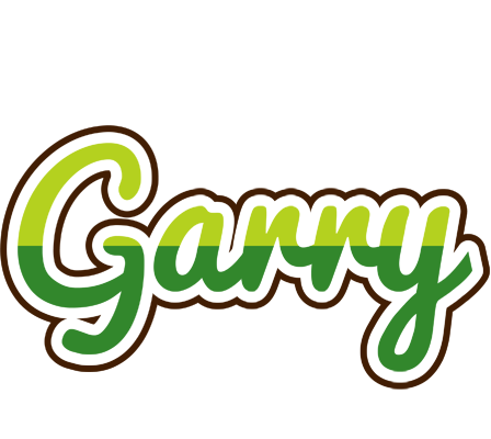 Garry golfing logo