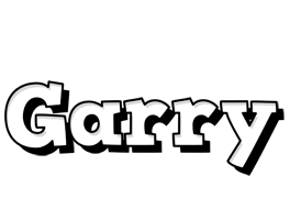 Garry snowing logo