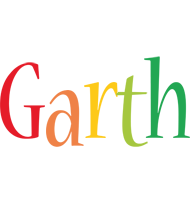 Garth birthday logo