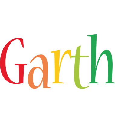 Garth birthday logo