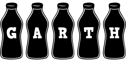 Garth bottle logo