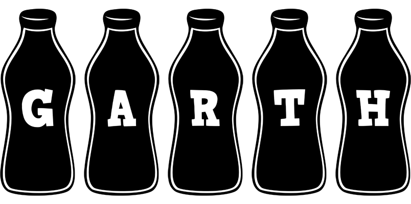 Garth bottle logo
