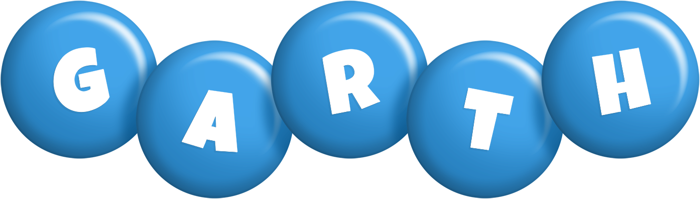 Garth candy-blue logo