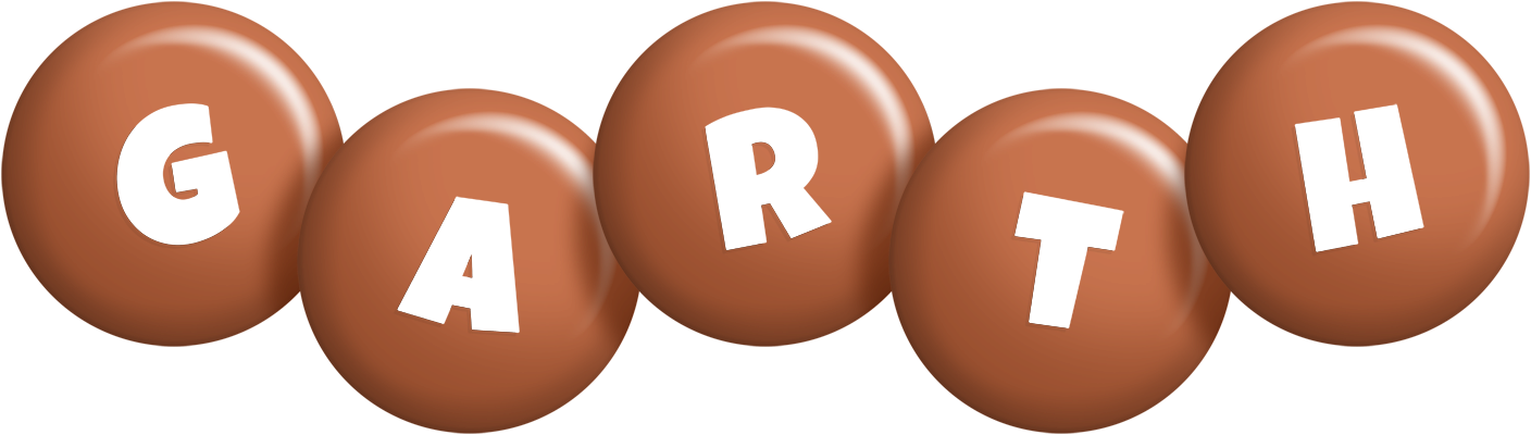 Garth candy-brown logo