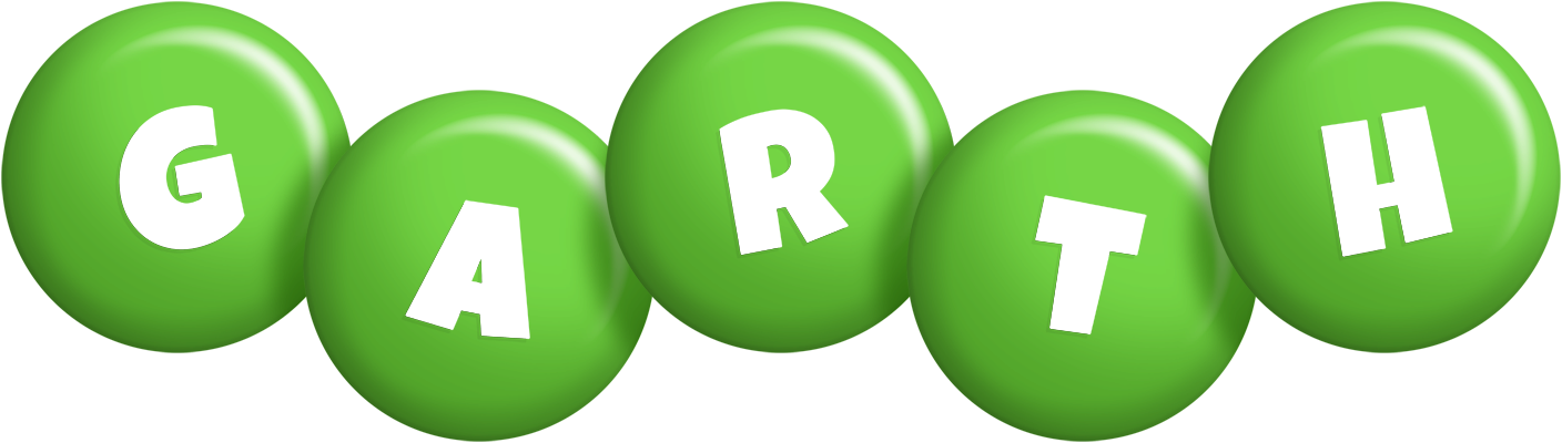 Garth candy-green logo