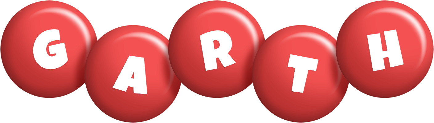 Garth candy-red logo