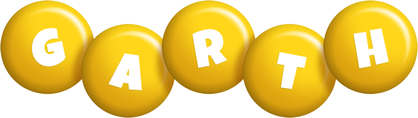 Garth candy-yellow logo