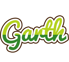 Garth golfing logo