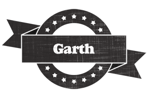 Garth grunge logo