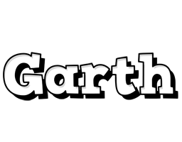 Garth snowing logo