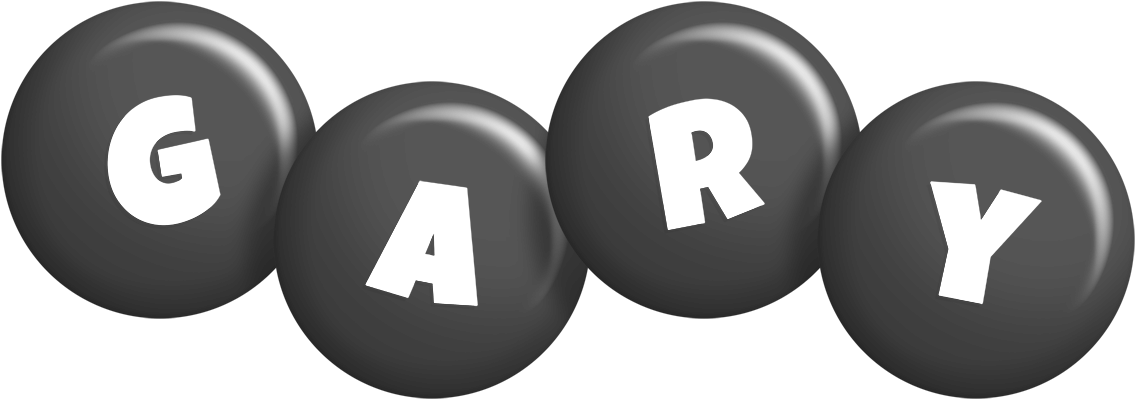Gary candy-black logo