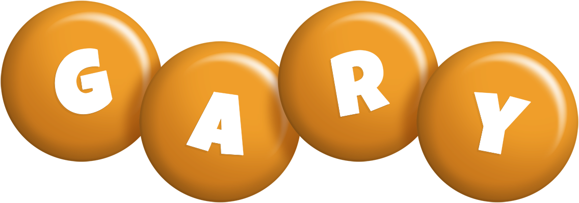 Gary candy-orange logo