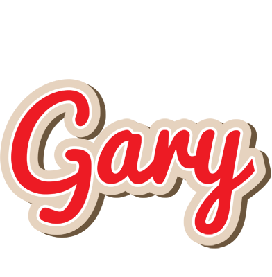 Gary chocolate logo