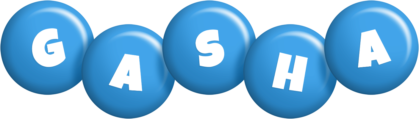Gasha candy-blue logo